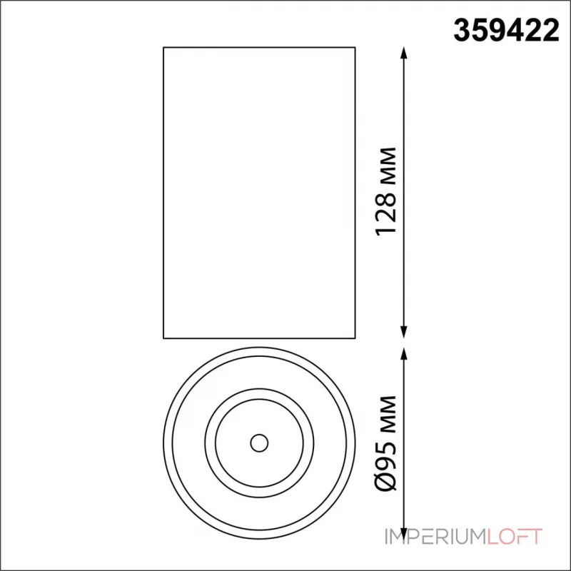 Светильник накладной Novotech Over 6654/6WL от ImperiumLoft