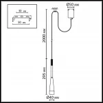Подвесной светильник Odeon light Hightech 7041/6L
