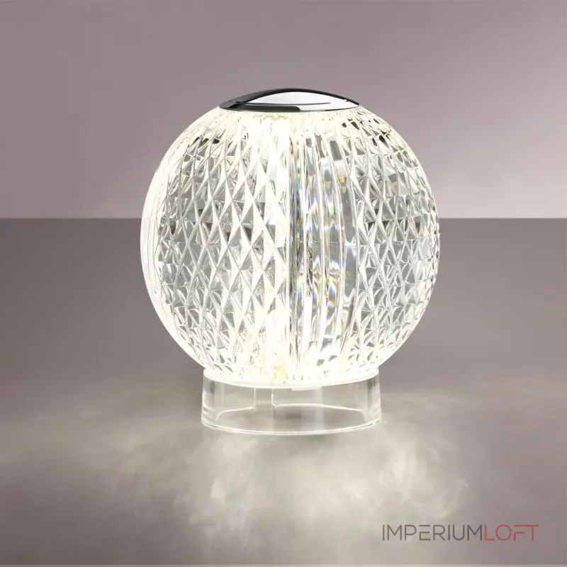 Настольная лампа Odeon Light L-VISION ODL24 459 5007/2TL LED 2W 4000K 200лм CRYSTAL Прозрачный от ImperiumLoft