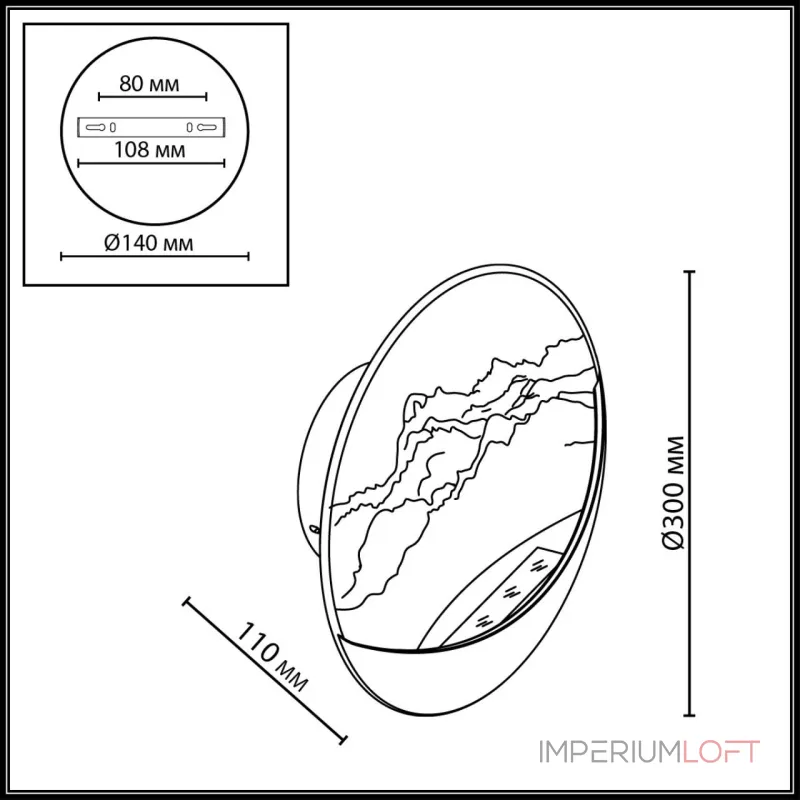 Настенный светильник Odeon Light Montana 7168/6WL от ImperiumLoft Настенный светильник Odeon Light Montana 7168/6WL от ImperiumLoft
