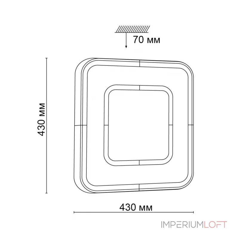 Потолочный светильник Sonex Arti 3047/DL 