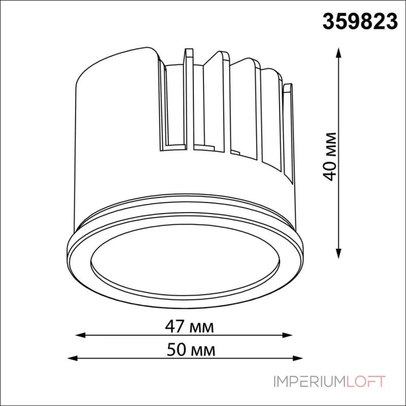 Модуль светодиодный в комплекте с драйвером Novotech Diod 359823 от ImperiumLoft