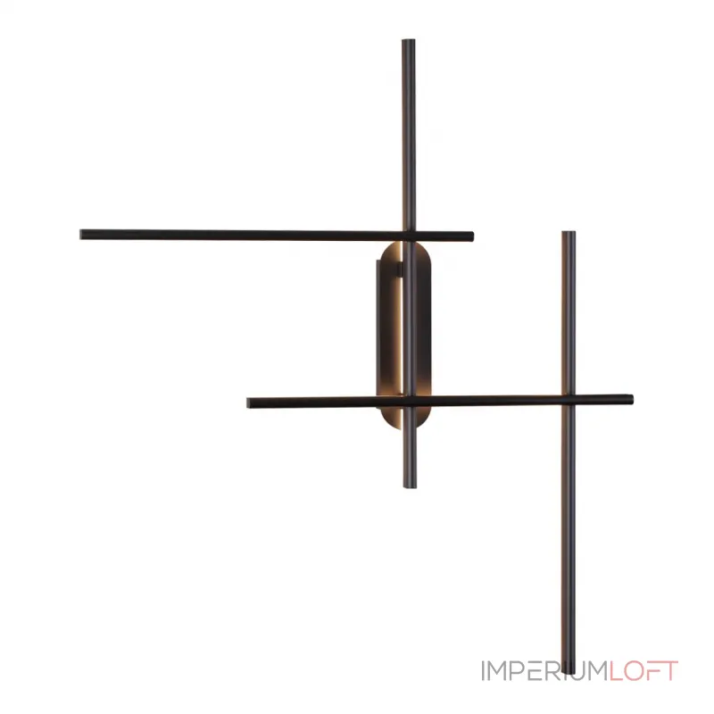 Настенный светильник Odeon Light L-VISION ODL20 197 3890/36WLP LED 3000K/4000K (перекл. ч/з тумблер) 36W 220V RUDY Чёрный от ImperiumLoft