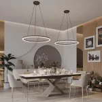 Светильник подвесной диммир. со сменой цв. температуры (управл. - пульт ДУ или прилож. Smart Life) Novotech Monile 359711 от ImperiumLoft