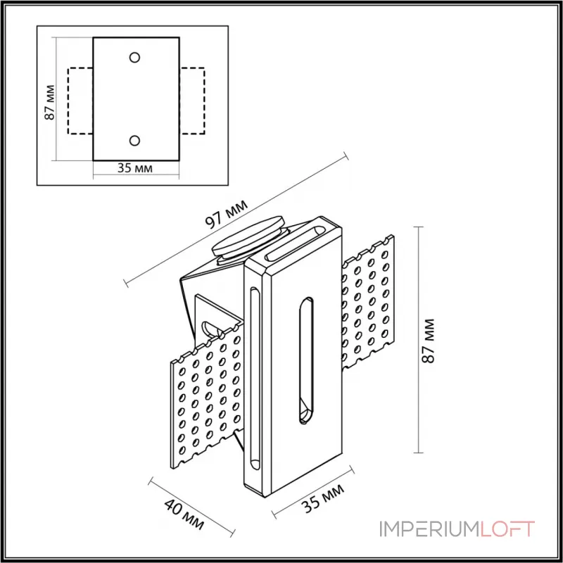 Подстветка для лесниц Odeon Light Hightech 8055/1А от ImperiumLoft Подстветка для лесниц Odeon Light Hightech 8055/1А от ImperiumLoft