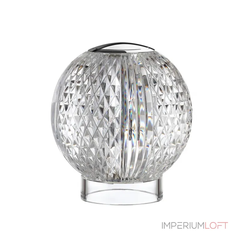 Настольная лампа Odeon Light L-VISION ODL24 459 5007/2TL LED 2W 4000K 200лм CRYSTAL Прозрачный от ImperiumLoft