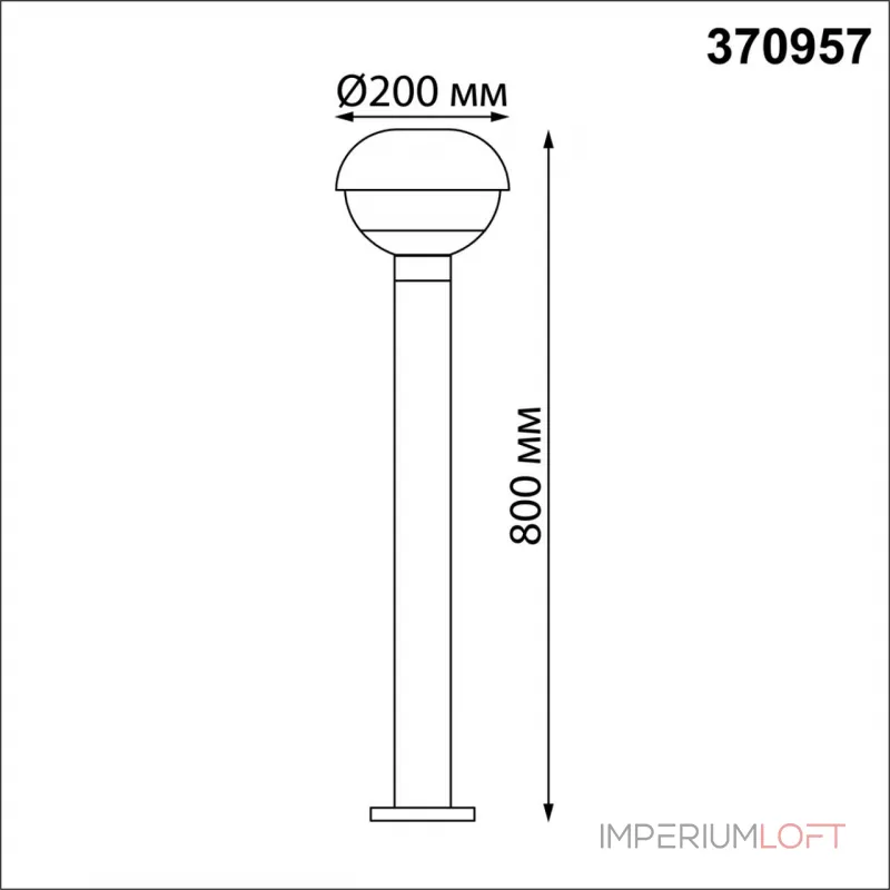 Светильник ландшафтный Novotech STREET NT23 357 370957 IP54 E27 max 40W 220-240V ACORN Матовый от ImperiumLoft Светильник ландшафтный Novotech STREET NT23 357 370957 IP54 E27 max 40W 220-240V ACORN Матовый от ImperiumLoft