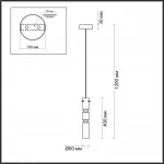 Подвесной светильник Odeon Light PENDANT ODL24 323 5059/5LB LED 5W 3000K SCROW Прозрачный