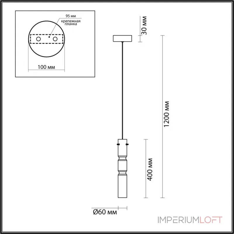 Подвесной светильник Odeon Light PENDANT ODL24 323 5059/5LB LED 5W 3000K SCROW Прозрачный