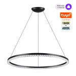 Светильник подвесной диммир. со сменой цв. температуры (управл. - пульт ДУ или прилож. Smart Life) Novotech Monile 359711 от ImperiumLoft