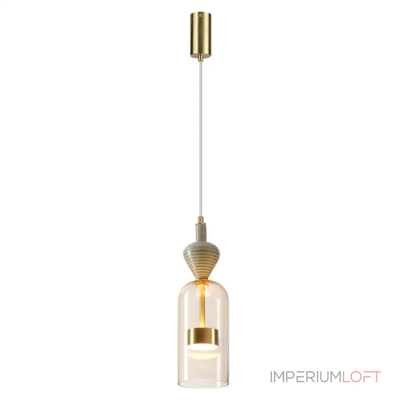 Подвесной светильник Odeon Light L-VISION ODL24 298 5045/12LB LED 12W 4000К 1400Лм PALLETA Жёлтый