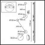 Настенный светильник Odeon light Hightech 7115/30WL от ImperiumLoft