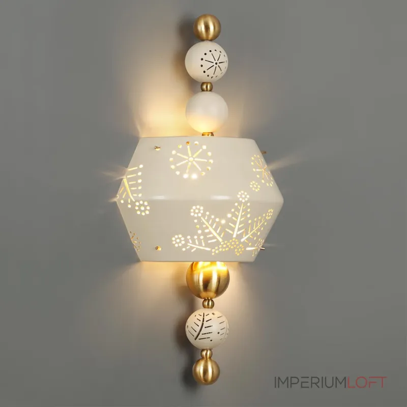 Настенный светильник Odeon Light Karelia 5444/1WA от ImperiumLoft Настенный светильник Odeon Light Karelia 5444/1WA от ImperiumLoft