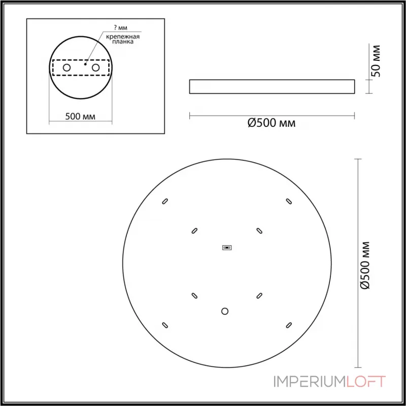 Настенный светильник Odeon Light L-VISION ODL24 5079/40L LED 40W 3000К/4000K/6000K BERGI Серый от ImperiumLoft