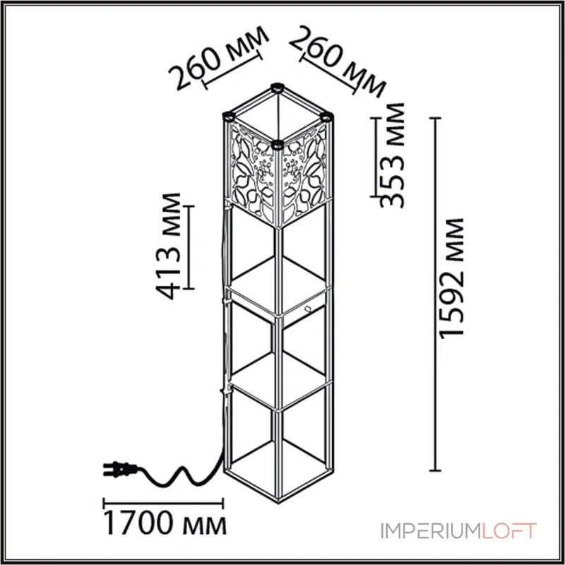 Торшер Lumion Comfi 5094/4L от ImperiumLoft