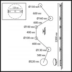 Настенный светильник Odeon light Hightech 7115/36WL от ImperiumLoft