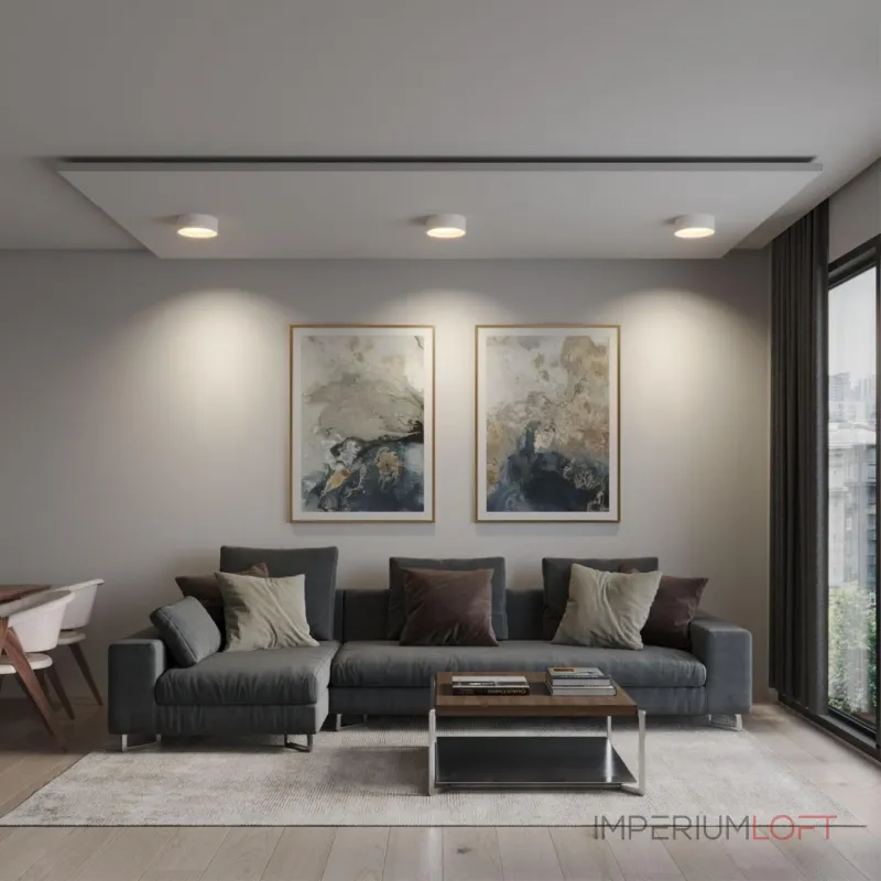 Светильник накладной светодиодный с переключателем цветовой температуры Novotech Over 359598 от ImperiumLoft