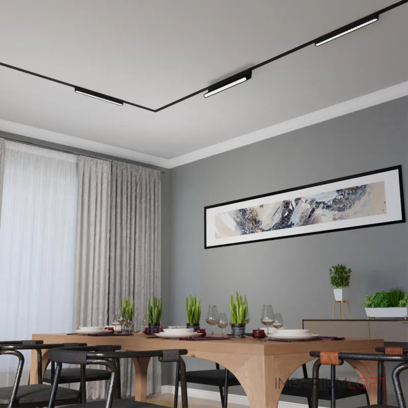 Трековый светильник SMAL Novotech SHINO NT23 047 359082 IP20 LED 18W 48V 4000K 1080Лм SMAL Чёрный от ImperiumLoft