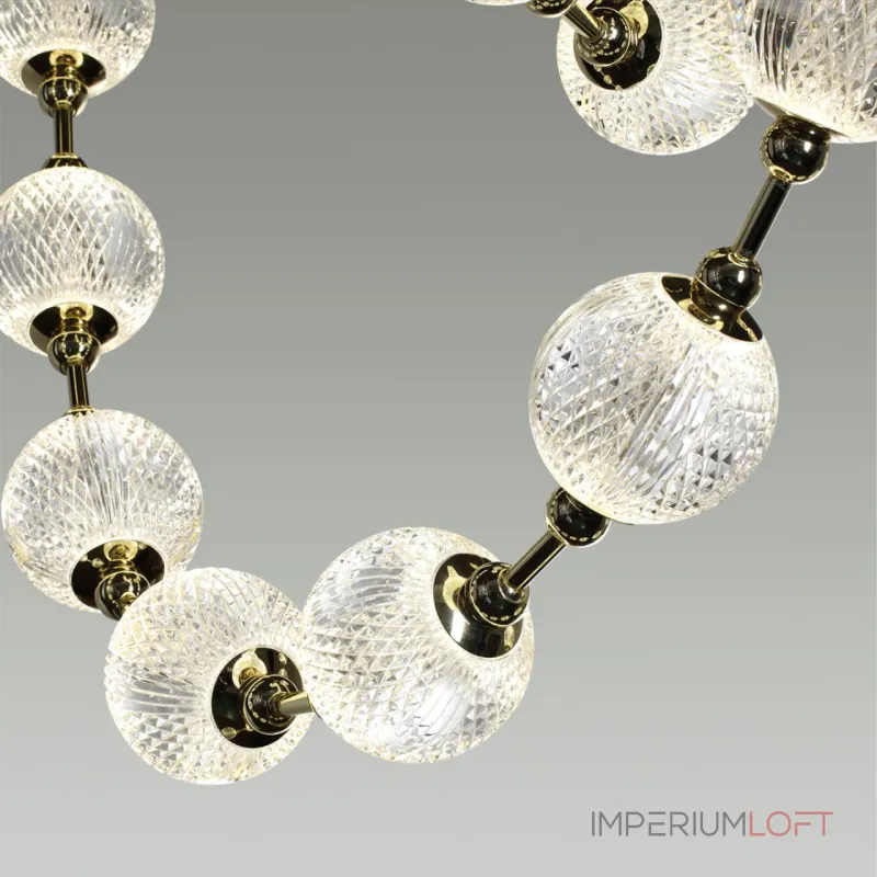 Подвесной светильник Odeon Light L-VISION ODL23 469 5008/80L LED 80W 4000K 4400лм CRYSTAL Прозрачный