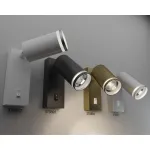 Светильник накладной настенный IP20 GU10 9W 220V ULAR 370893 OVER NT22 250 Черный от ImperiumLoft