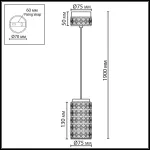 Подвесной светильник Odeon light L-vision 5454/5L от ImperiumLoft