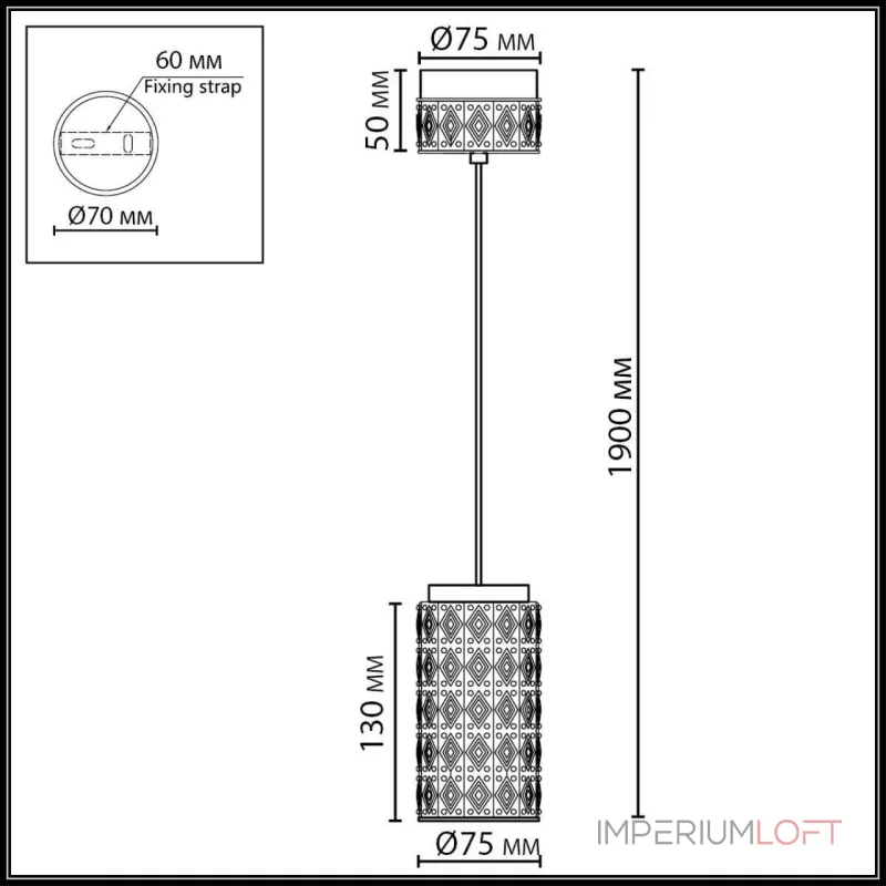 Подвесной светильник Odeon light L-vision 5454/5L от ImperiumLoft Подвесной светильник Odeon light L-vision 5454/5L от ImperiumLoft