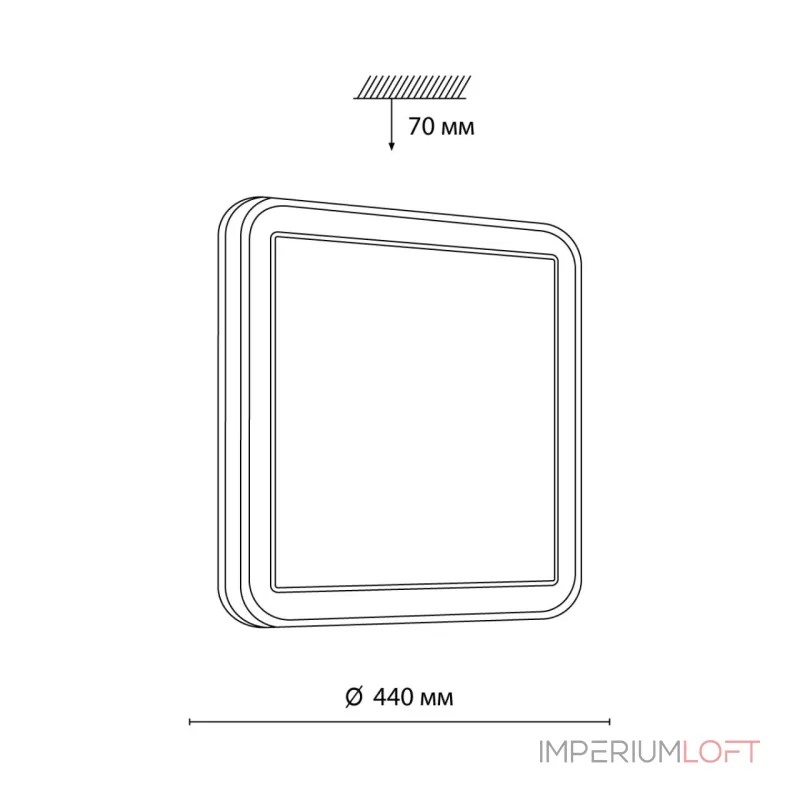Потолочный светильник Sonex Akuna 7621/DL