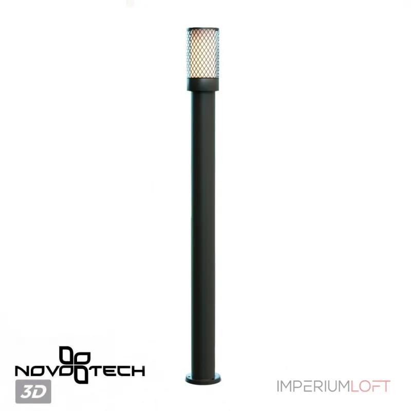 Светильник ландшафтный IP54 E27 max 25W 220-240V MATRIX 370972 STREET NT24 000 Черный от ImperiumLoft