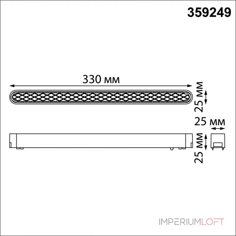 Трековый светильник SMAL Novotech SHINO NT23 047 359249 IP20 LED 18W 48V 1080Лм 3000К SMAL Белый от ImperiumLoft