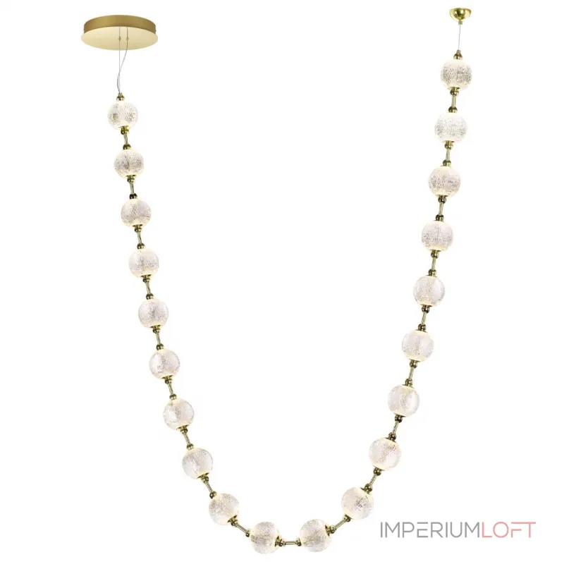 Подвесной светильник Odeon Light L-VISION ODL23 469 5008/80L LED 80W 4000K 4400лм CRYSTAL Прозрачный