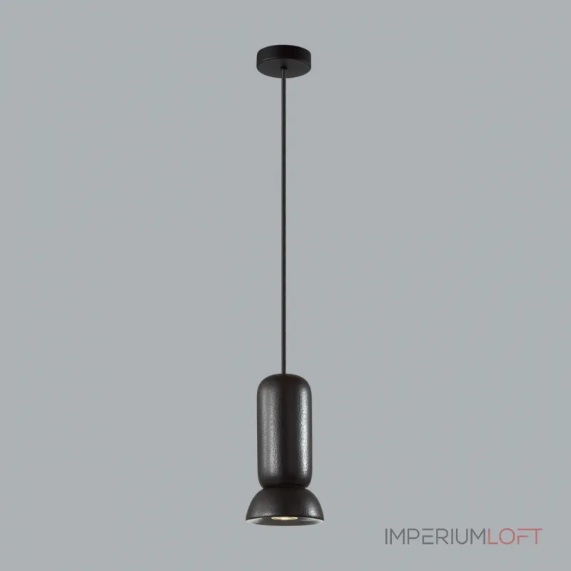 Подвесной светильник Odeon Light PENDANT ODL24 315 5054/1D GU10 LED 4W KERAMA Чёрный