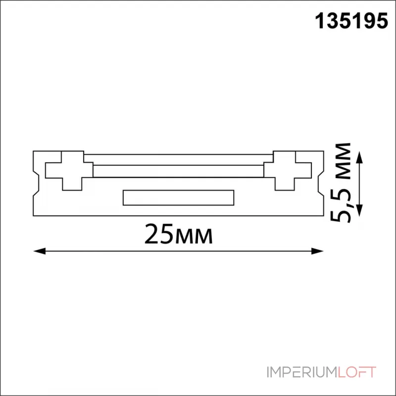 Трековая низковольтная система SMAL Novotech SHINO NT23 042 135195 2м, заглушки в комплекте IP20 48V SMAL от ImperiumLoft Трековая низковольтная система SMAL Novotech SHINO NT23 042 135195 2м, заглушки в комплекте IP20 48V SMAL от ImperiumLoft