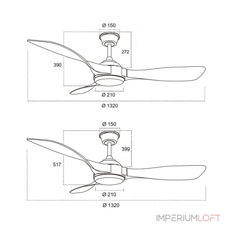 Потолочный светильник с вентилятором Sonex VIVA LED 7701/24L