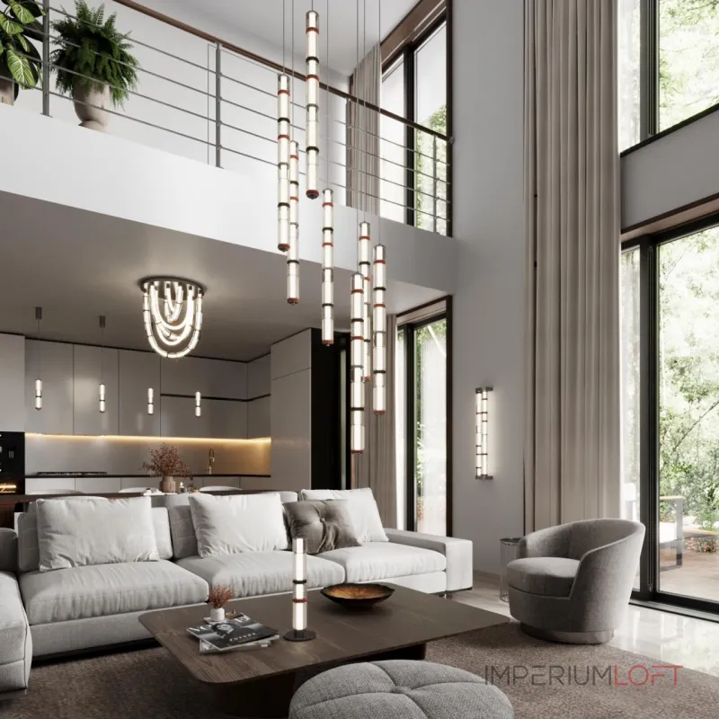 Потолочная люстра Odeon light L-vision 5456/80CL от ImperiumLoft Потолочная люстра Odeon light L-vision 5456/80CL от ImperiumLoft