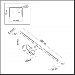 Настенный светильник Odeon Light Hightech 7664/110LS от ImperiumLoft