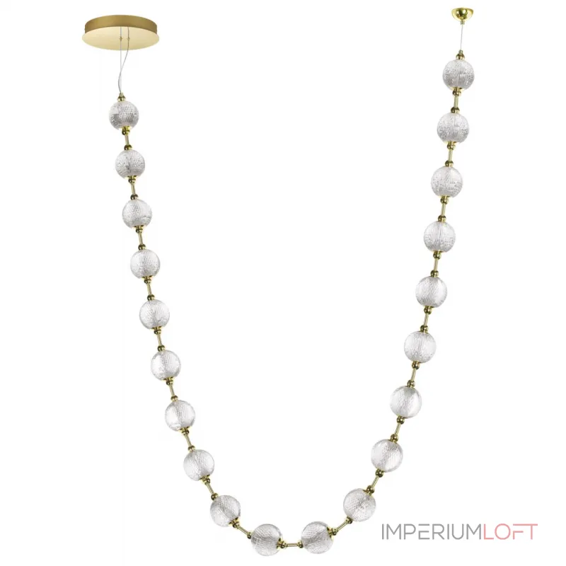 Подвесной светильник Odeon Light L-VISION ODL23 469 5008/80L LED 80W 4000K 4400лм CRYSTAL Прозрачный