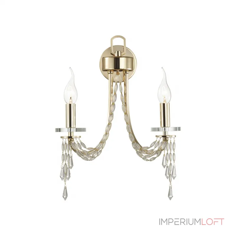 Настенный светильник Odeon Light CLASSIC ODL24 537 5063/2W E14 2*40W CAPEL Прозрачный от ImperiumLoft Настенный светильник Odeon Light CLASSIC ODL24 537 5063/2W E14 2*40W CAPEL Прозрачный от ImperiumLoft