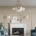 Бра E14 1*40W VASSA 4987/1W CLASSIC ODL22 549 Золотой от ImperiumLoft