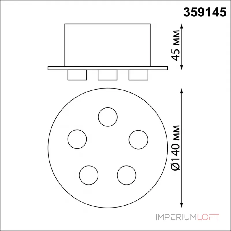 База для накладного монтажа светильников 359128-359133 RAMO Novotech KONST NT23 191 359145 IP20 70-200W 170-265V RAMO от ImperiumLoft База для накладного монтажа светильников 359128-359133 RAMO Novotech KONST NT23 191 359145 IP20 70-200W 170-265V RAMO от ImperiumLoft
