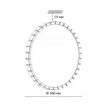 Настенно-потолочный светильник Сонекс Pale 70вт ø486 8101/3A от ImperiumLoft