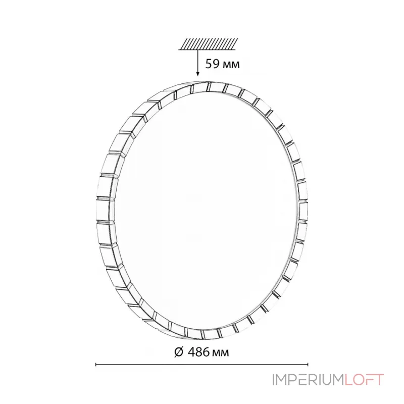 Настенно-потолочный светильник Сонекс Pale 70вт ø486 8101/3A от ImperiumLoft Настенно-потолочный светильник Сонекс Pale 70вт ø486 8101/3A от ImperiumLoft