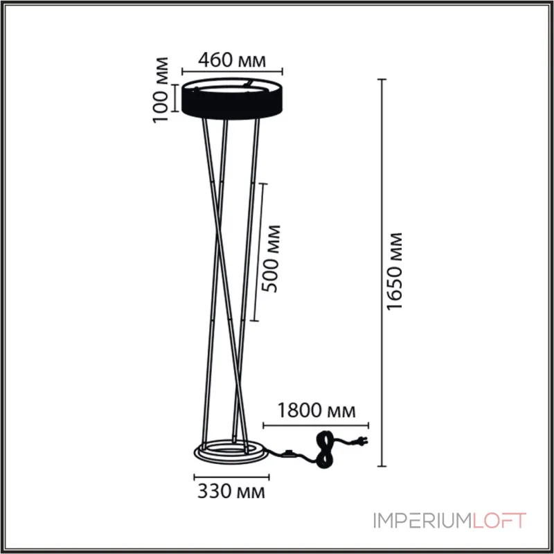 Напольный светильник Lumion Ledio 8370/30FL от ImperiumLoft