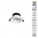 Встраиваемый светодиодный светильник с переключателем цветовой температуры Novotech Wir 359553 от ImperiumLoft