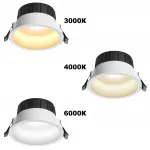 Встраиваемый светодиодный светильник с переключателем цветовой температуры Novotech Wir 359553 от ImperiumLoft