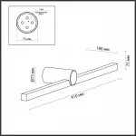 Настенный светильник Odeon Light Hightech 7101/12TL от ImperiumLoft