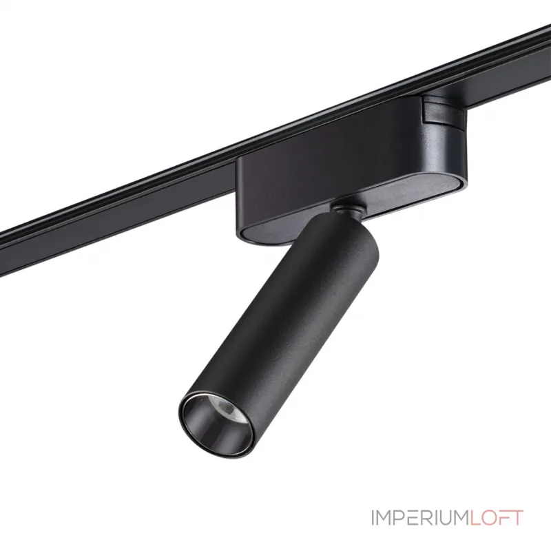 Трековый светильник SMAL Novotech SHINO NT23 048 359250 IP20 LED 7W 48V 630Лм 3000К SMAL Чёрный от ImperiumLoft