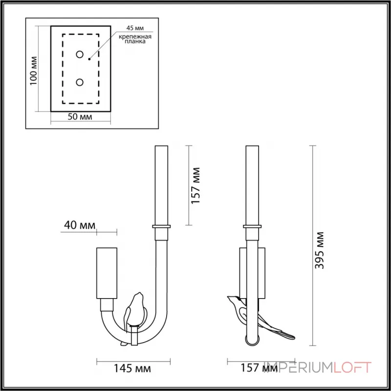 Настенный светильник Odeon Light L-VISION ODL_EX24 11 5431/2WL LED 2W 4000K LARK Белый от ImperiumLoft Настенный светильник Odeon Light L-VISION ODL_EX24 11 5431/2WL LED 2W 4000K LARK Белый от ImperiumLoft