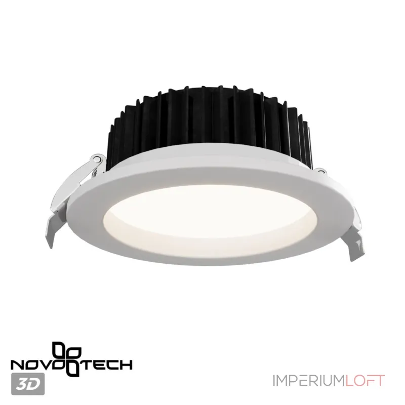 Встраиваемый светодиодный светильник Novotech Spot 6652/12GL от ImperiumLoft Встраиваемый светодиодный светильник Novotech Spot 6652/12GL от ImperiumLoft