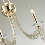 Настенный светильник Odeon Light CLASSIC ODL24 537 5063/2W E14 2*40W CAPEL Прозрачный от ImperiumLoft