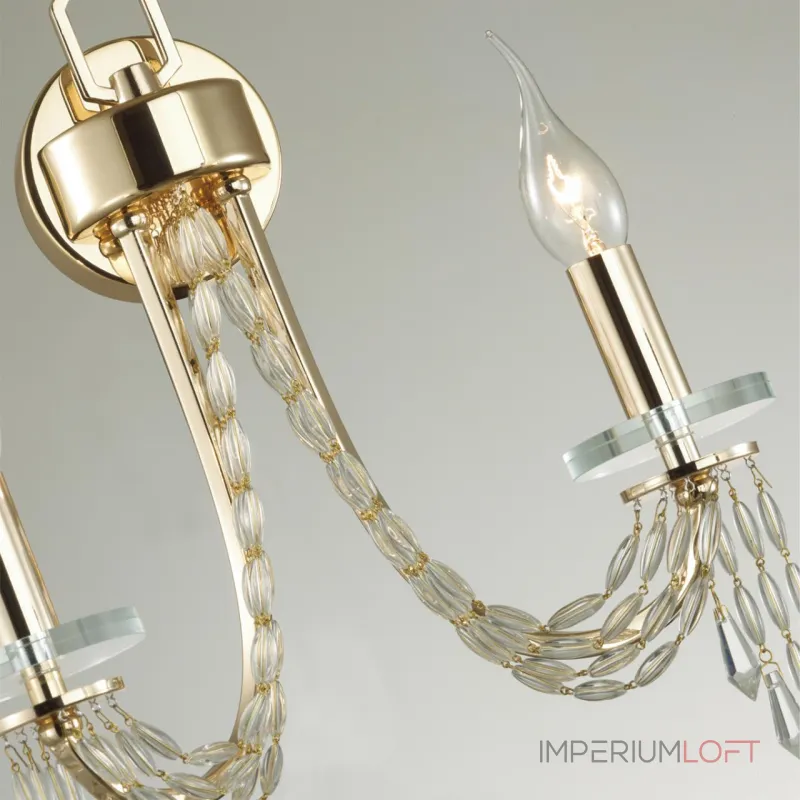 Настенный светильник Odeon Light CLASSIC ODL24 537 5063/2W E14 2*40W CAPEL Прозрачный от ImperiumLoft Настенный светильник Odeon Light CLASSIC ODL24 537 5063/2W E14 2*40W CAPEL Прозрачный от ImperiumLoft